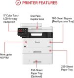 Canon imageCLASS MF455dw - All in One, Duplex, Wireless Laser Printer with 3 Year Warranty - Image 3